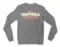 Emotional Ekambaram Men/Unisex Long Sleeve Sweatshirt in Graphite Heather Color